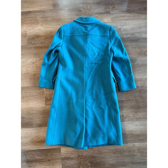Vintage Pendleton Teal Wool Coat Women’s | Made USA | Pure Virgin Wool - Picture 8 of 15